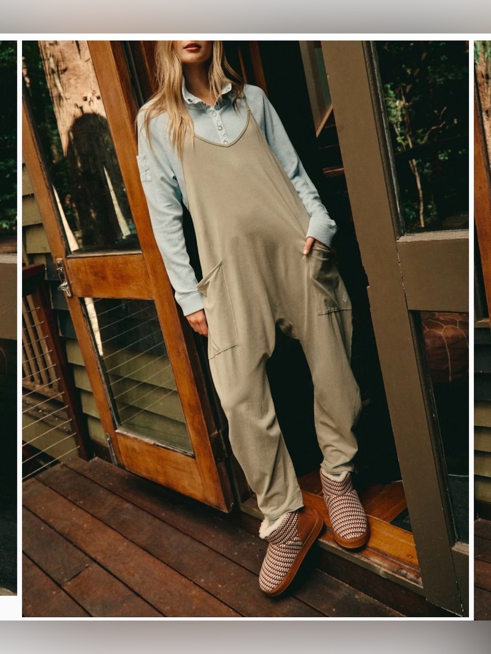 Free People FP Movement Hot Shot Onesie Sage Stone size Medium